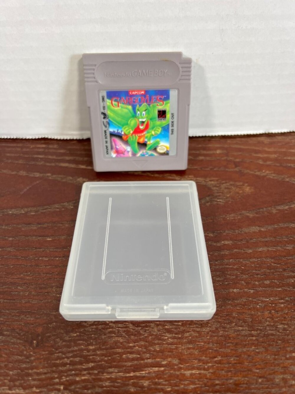 Nintendo Game Boy Gargoyles Quest Cartridge & Case Capcom Made In Japan Tested